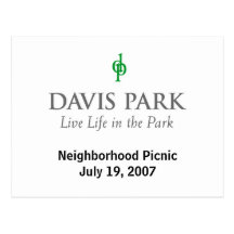Neighborhood PicnicJuly 19, 2007 Postcards