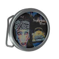 'Neighborhood Threat' Belt Buckle