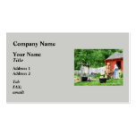 Neighbors Gossiping on Washday Business Cards