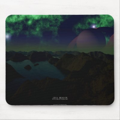 Neighbors View Mouse Mats by 3dartwork
