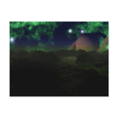 Neighbors View Postcard by 3dartwork
