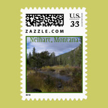 Neihart post card postage
