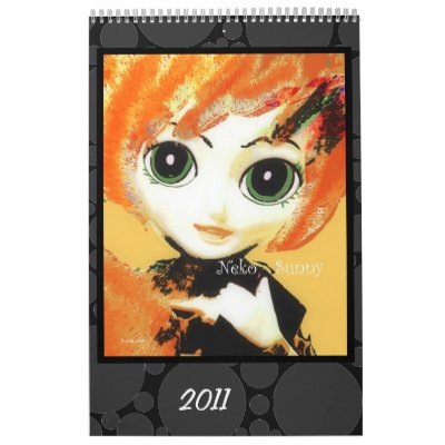 Neko Girls, Colourful & Fun Kids' Calendar
