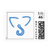 Nekomimi Emblem Blue Stamps