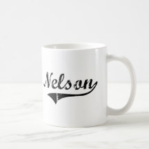 Nelson Classic Style Name Mug