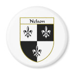 Nelson Coat of Arms/Family Crest magnets