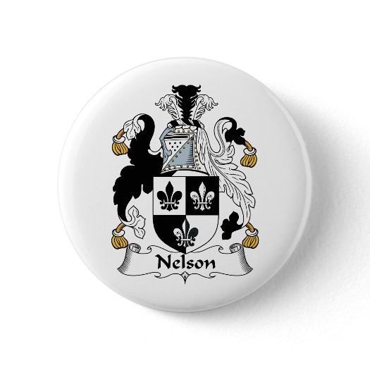 Nelson Family Crest buttons