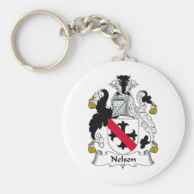 Nelson Family Crest Key Chains