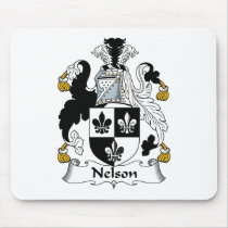 Nelson Family Crest mousepads