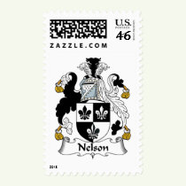 Nelson Family Crest Stamps