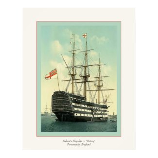 Nelson's Flagship ~ 'Victory' print
