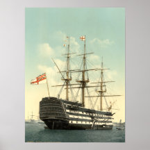 Nelson's HMS Victory Poster