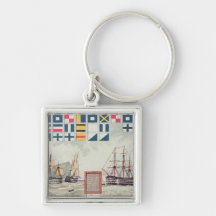 Nelson's signal at Trafalgar Key Chains