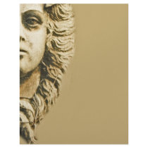 neo classical bust stationery letterhead