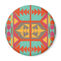 Neo Native Tribal Fridge Magnet