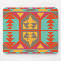 Neo Native Tribal Mouse Pad