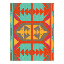 Neo Native Tribal Post Card
