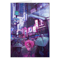 Neo New York Note Card cards