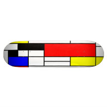Neo-plasticism Mondrian style 1 Skateboard Decks