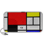 Neo-plasticism Mondrian style Portable Speaker
