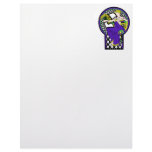 Neon 80s mucha letterhead template
