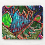 Neon Abstract Mousepads