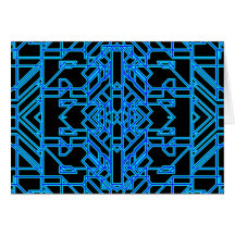 Neon Aeon 4 Greeting Cards