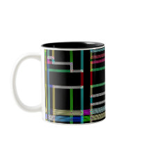 Neon Art Deco mugs by Derico Neon Art Deco mugs