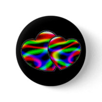 Neon Aurora Hearts Pins
