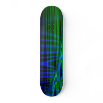 Neon Aurora Skateboard
