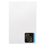 Neon Basketball Stationery