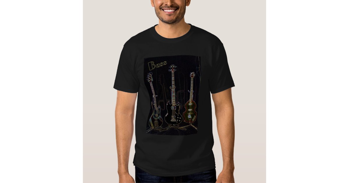 rock band bass shirt