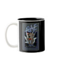 Neon Blue Agave mugs by laillustrator Neon Blue Agave mugs