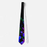 Neon Blue Garden Tie