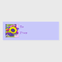 Neon Bouquet Gift Tag business cards by lizadeyphoto Neon Bouquet Gift Tag business cards