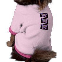 Neon Butterfly pet clothing