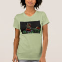 Neon butterfly outline - shirt by Horseshoes3 Neon butterfly outline - shirt