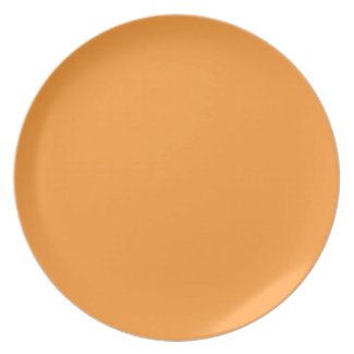 Neon Carrot Orange Plate