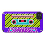 Neon Cassette Tape 1 iPhone 4 Case-Mate Case