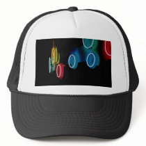Neon Circles Hat by SjStevenson Neon Circles Hat