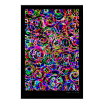 Neon Circles posters