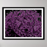 neon-cirlct, Halima Ahkdar Print