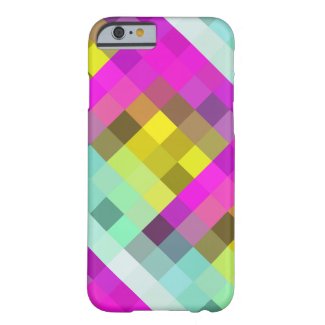 Neon Colored Mosaic Pattern iPhone 6 Case