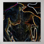 Neon Cowboy Poster