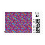 Neon Cubism postage