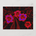Neon Daylily Post Card