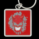 Neon Demon Skull keychains