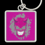 Neon Demon Skull keychains