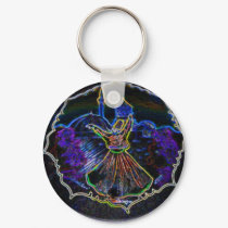 Neon Dervish Keychain