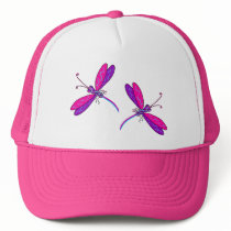 Neon Dragonfly hat by Squiglz Neon Dragonfly hat